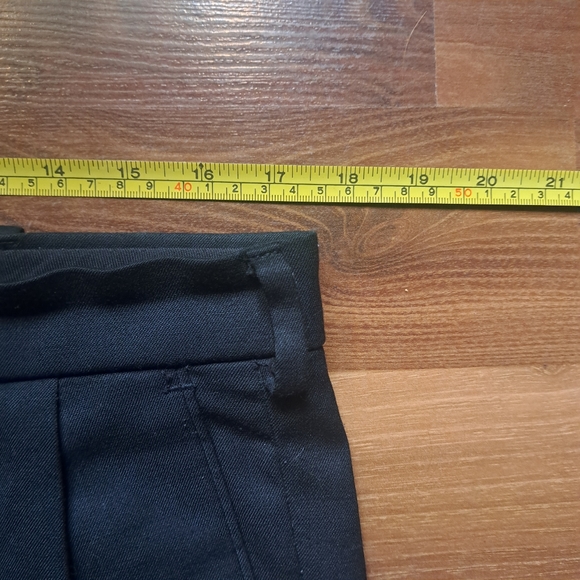 Black Formal Men's Dress Pants Classic Staple Business Work Career Wear - Picture 3 of 8